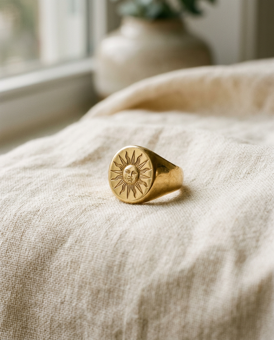 Anillo Sello Sol